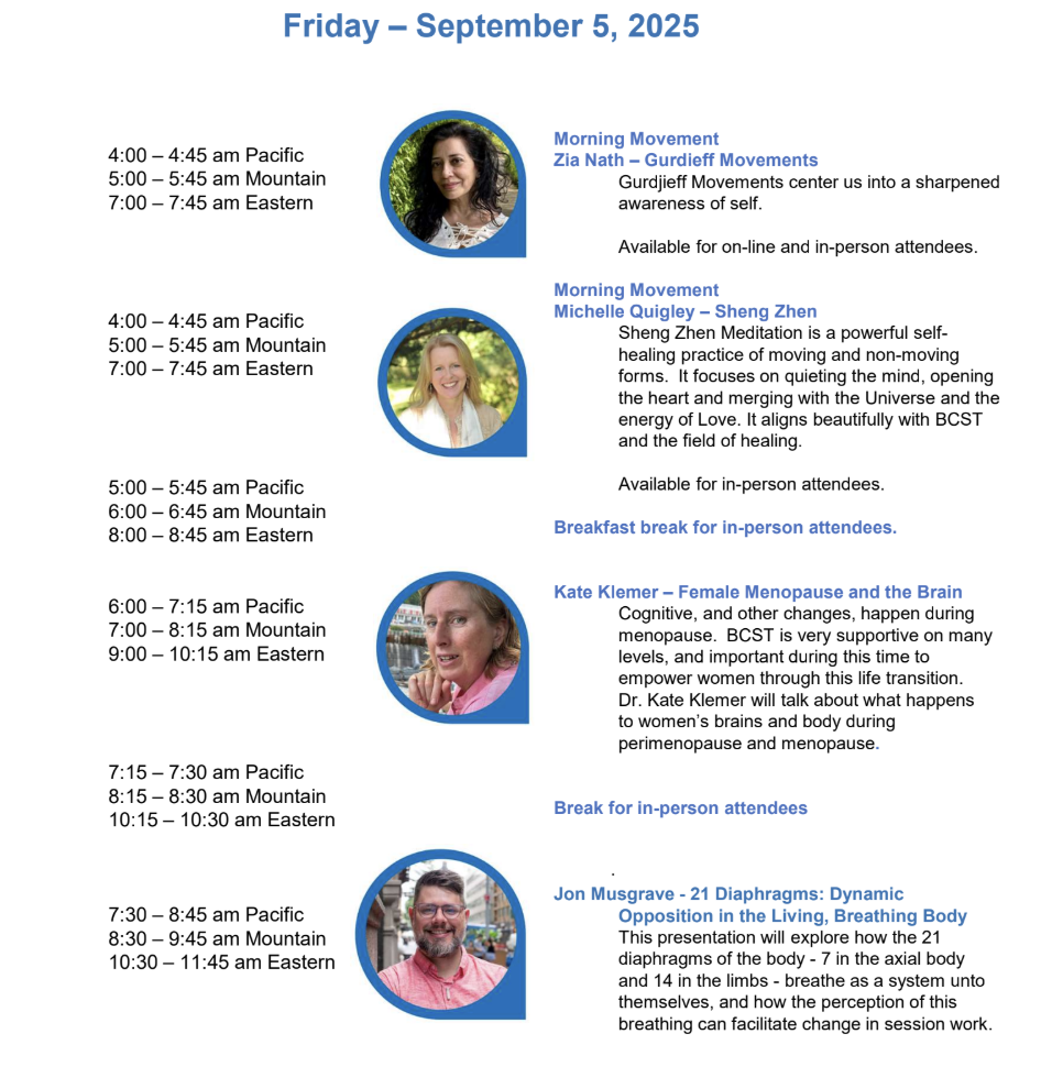 image listing programming for Friday 9/5